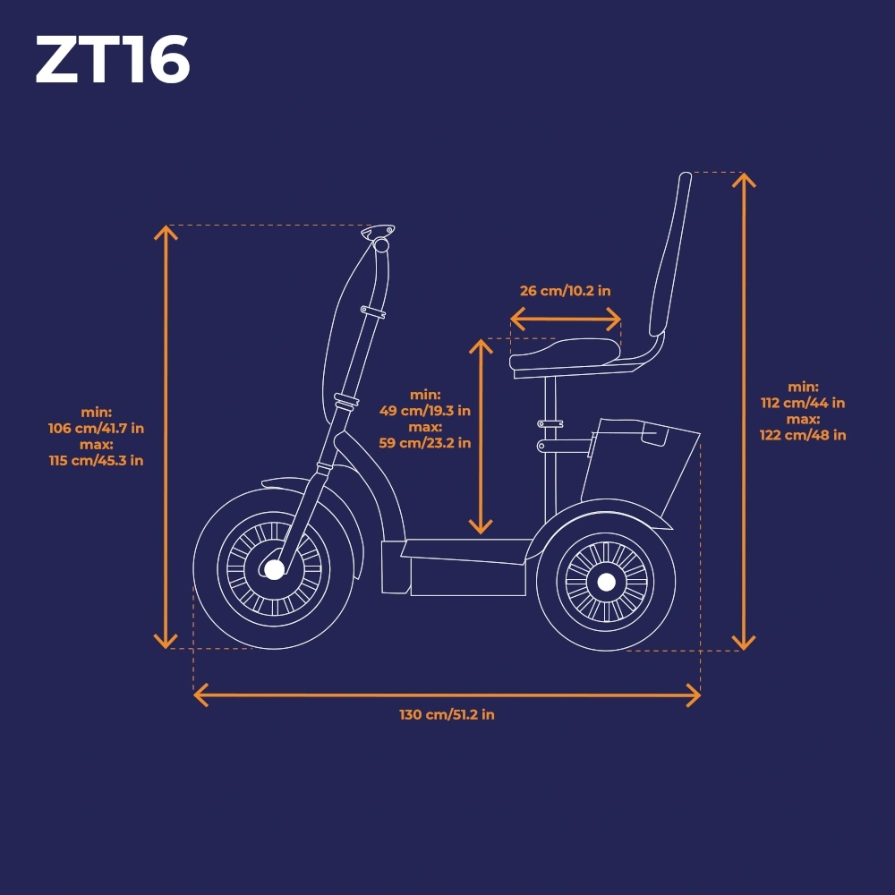 Veleco ZT16 – le scooter de mobilité le plus compact et
