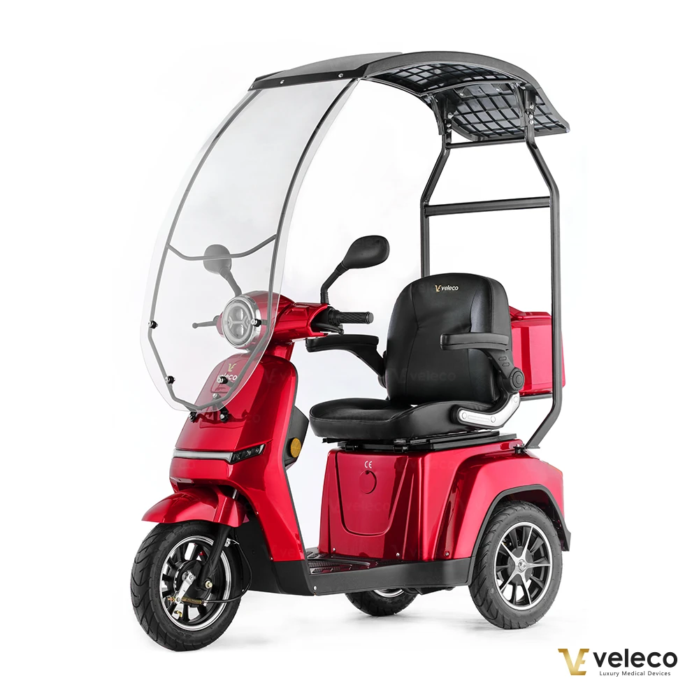 Veleco TURRIS – Elektromobil mit Dach und kompletter LED-Beleuchtung ~  Velobike