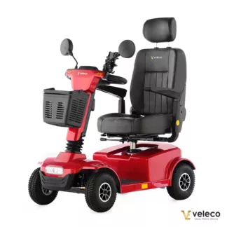 Veleco JUMPY red mobility scooter with speed knob main picture