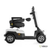 Veleco SHARPY mobility scooter with swivel high-back captain seat - folding backrest