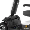 Veleco SHARPY mobility scooter with swivel high-back captain seat - charging process