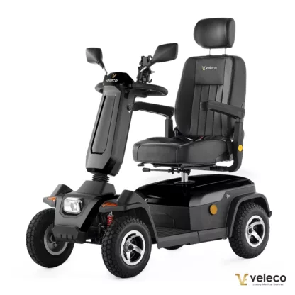 Veleco SHARPY black mobility scooter with swivel captain seat main photo