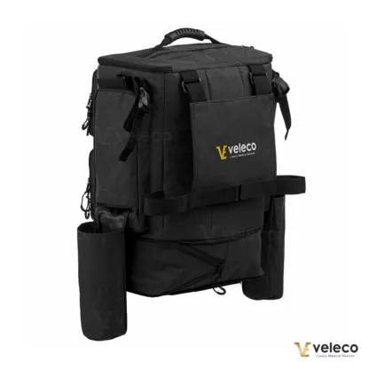 Veleco expandable backrest bag for mobility scooters 1